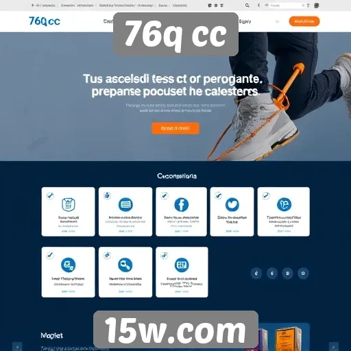 Acessibilidade e interface do usuário no site 76q cc