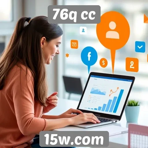 Estratégias de marketing digital do site 76q cc