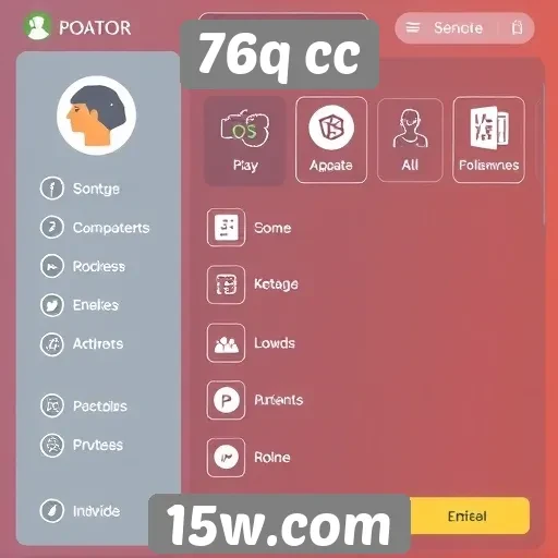 Interface do usuário em 76q cc é intuitiva e acessível